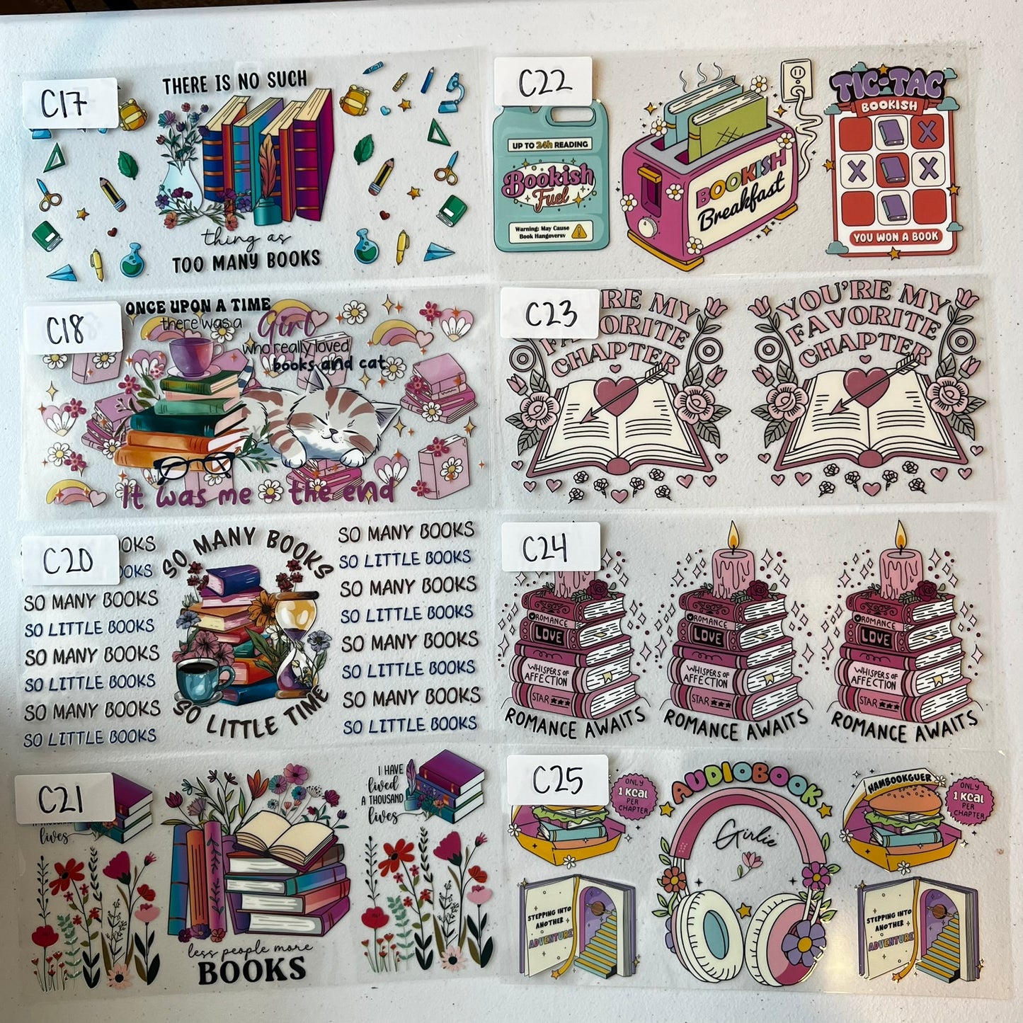 BOOK CUP WRAPS