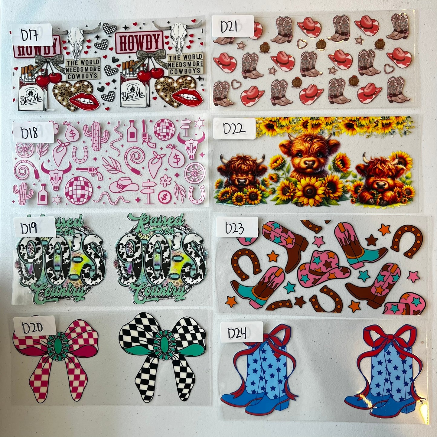 WESTERN CUP WRAPS