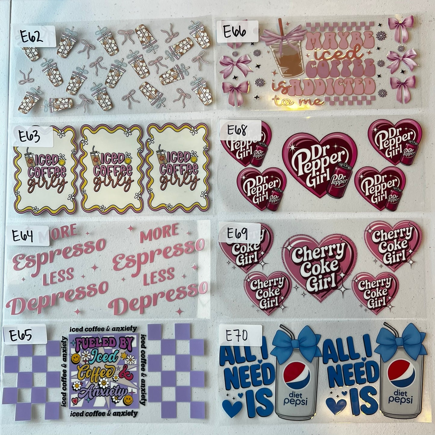 DRINKS/FOOD CUP WRAPS