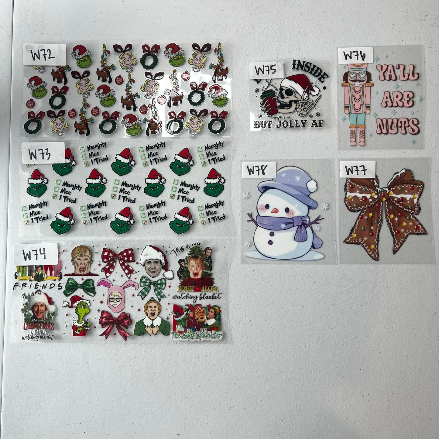 CHRISTMAS CUP WRAPS
