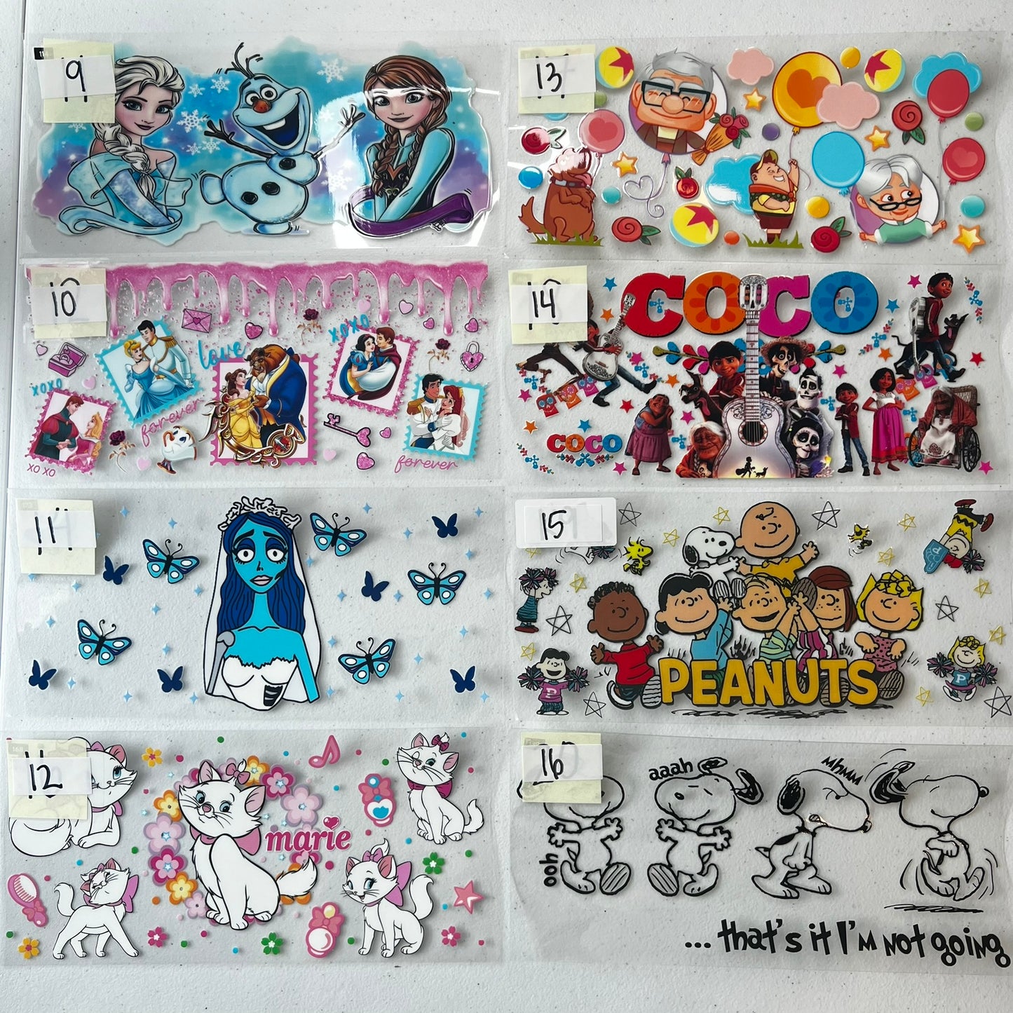 CHARACTER CUP WRAPS