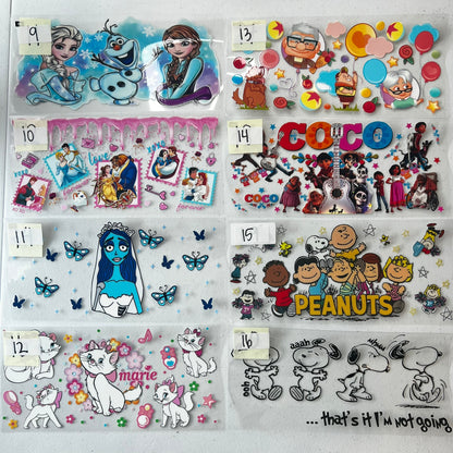 CHARACTER CUP WRAPS