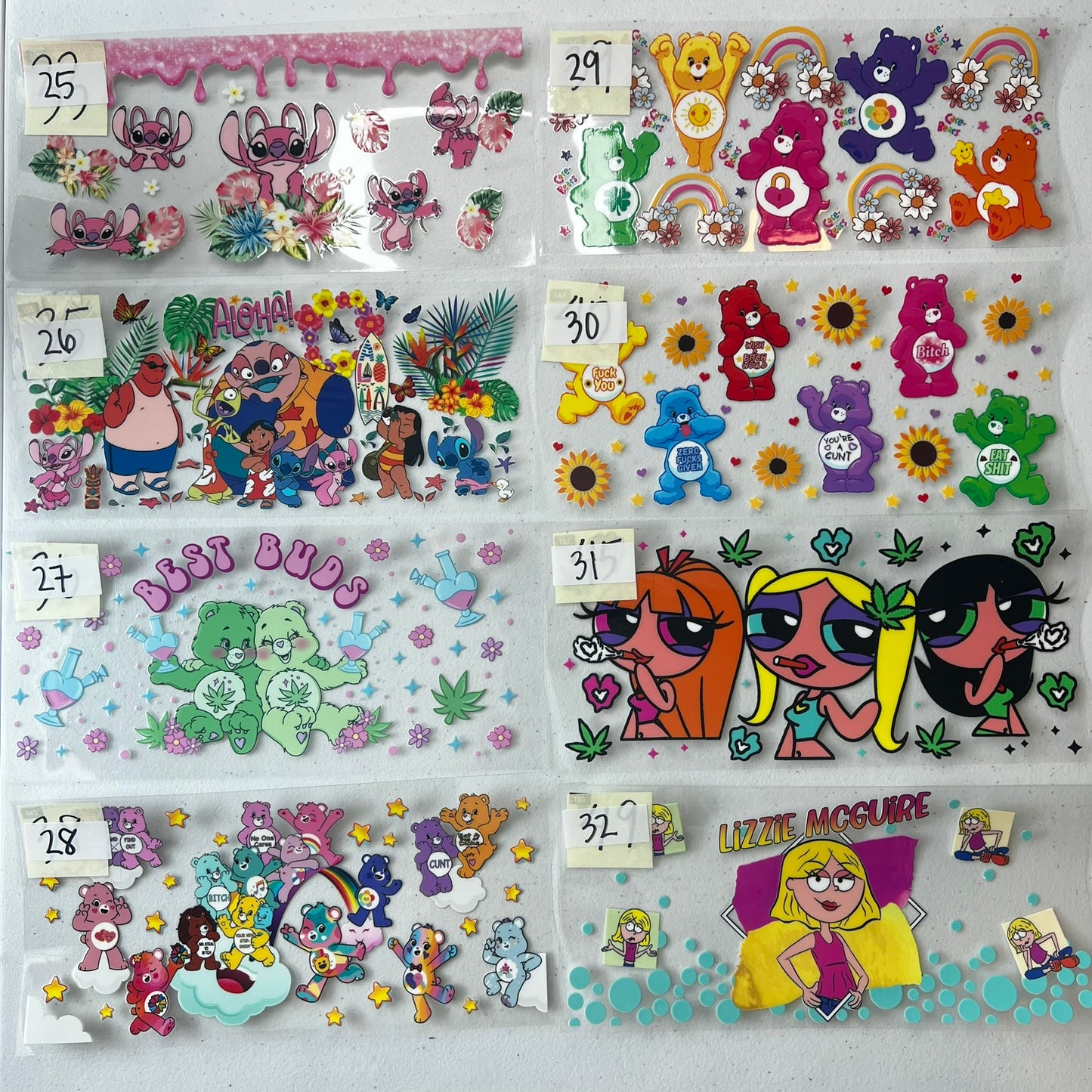 CHARACTER CUP WRAPS