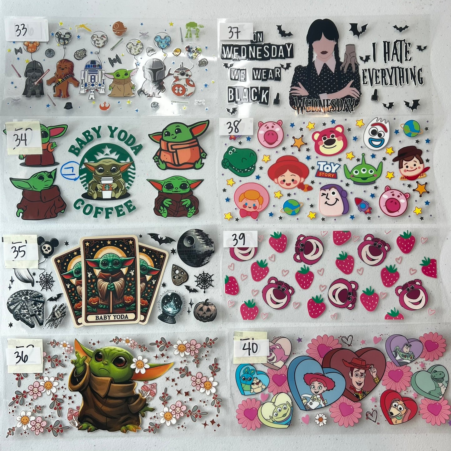 CHARACTER CUP WRAPS