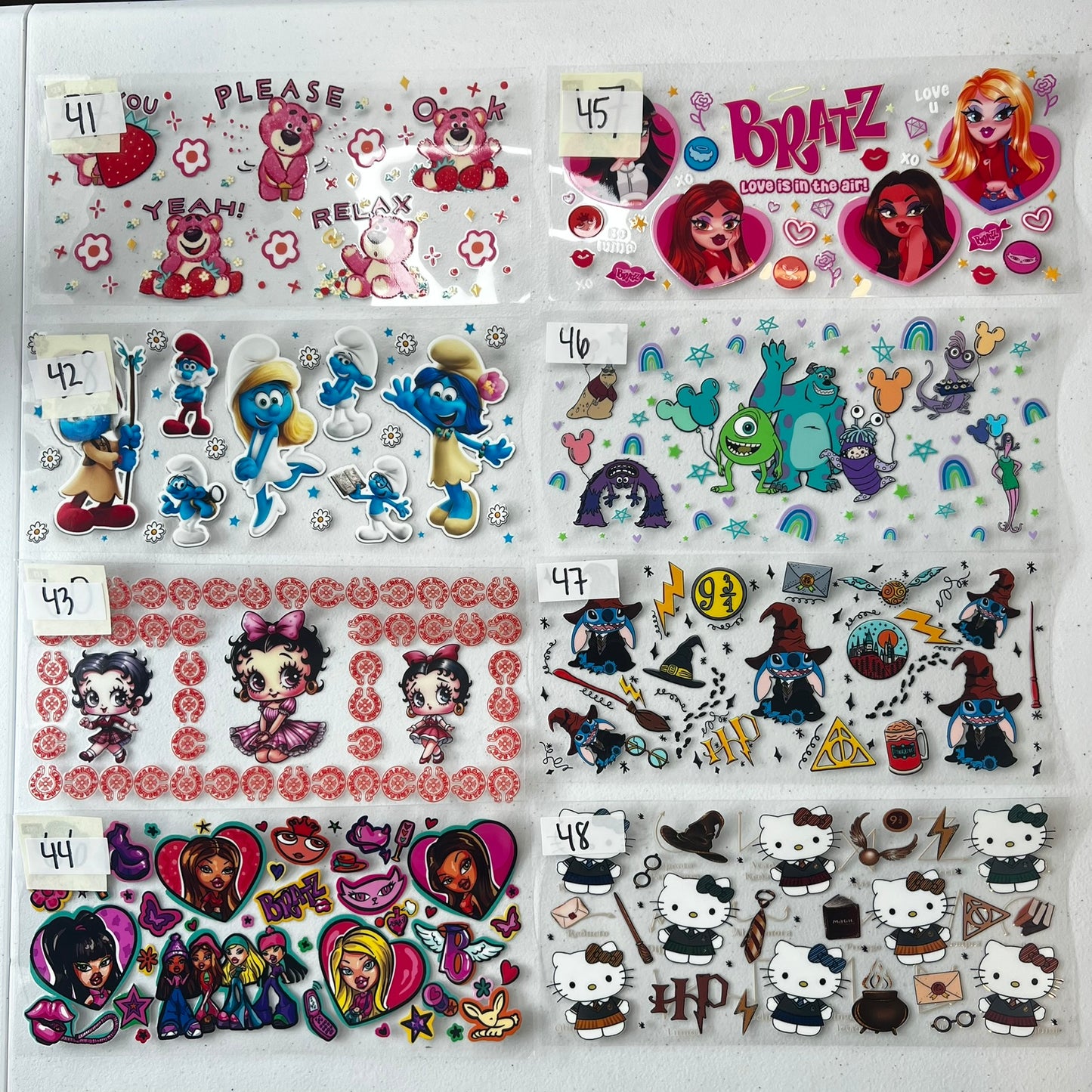 CHARACTER CUP WRAPS