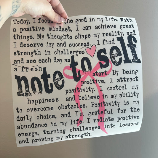 Note to Self