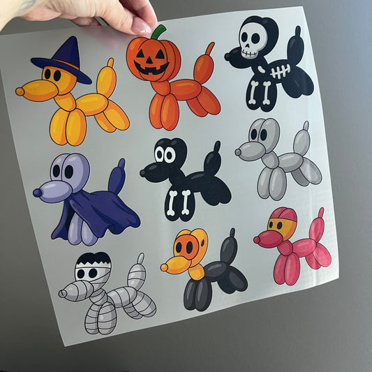 Halloween Balloon Dogs