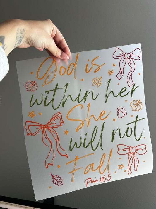 God is within her She will not fall