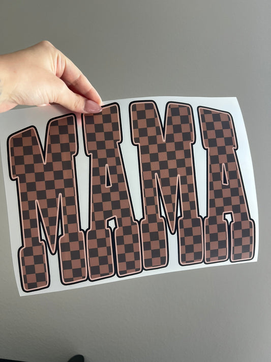 Brown Checkered Mama