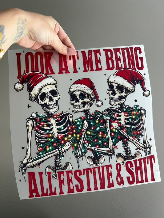 Look at me being all festive & shit