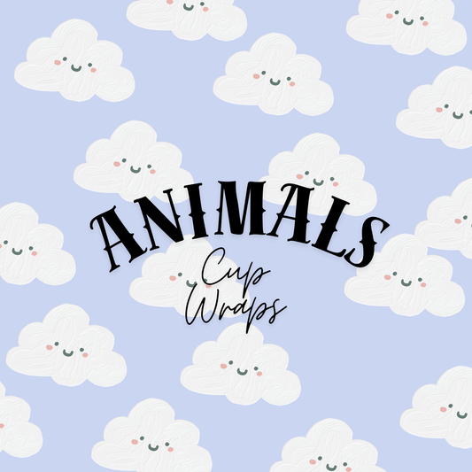 ANIMAL CUP WRAPS