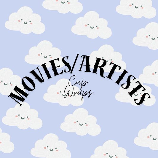 MOVIES/ARTISTS CUP WRAPS