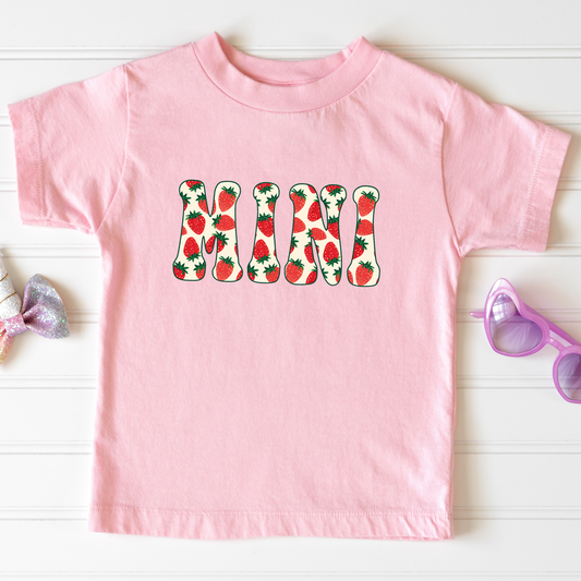 Strawberry Mama & Mini Matching T-Shirt Set