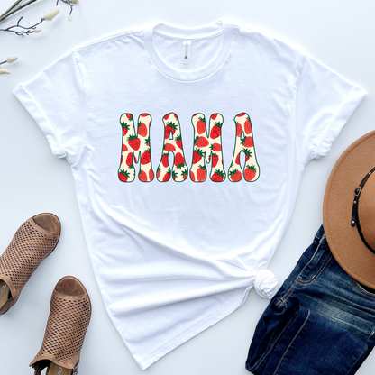 Strawberry Mama & Mini Matching T-Shirt Set
