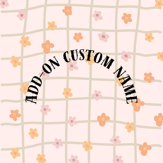 Add-On Custom Name