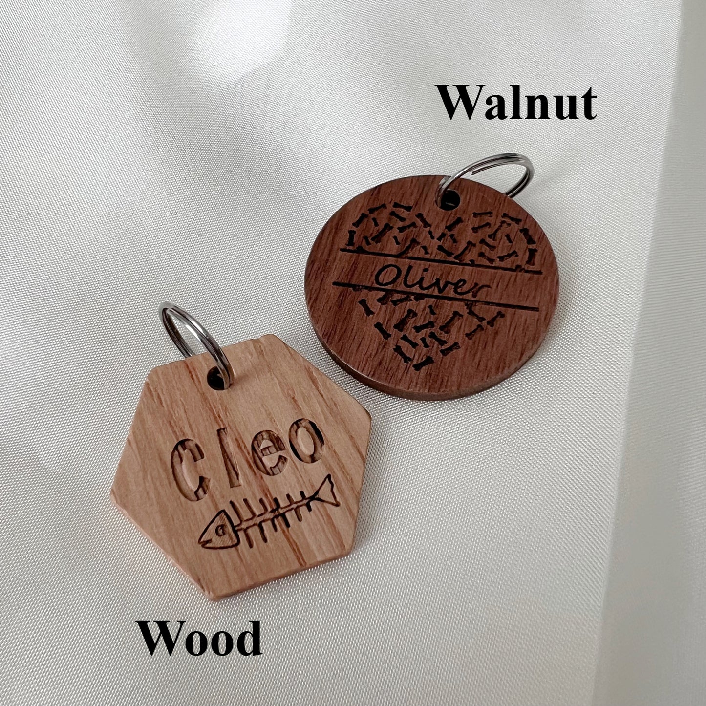 Custom Wood Dog/Cat Tag