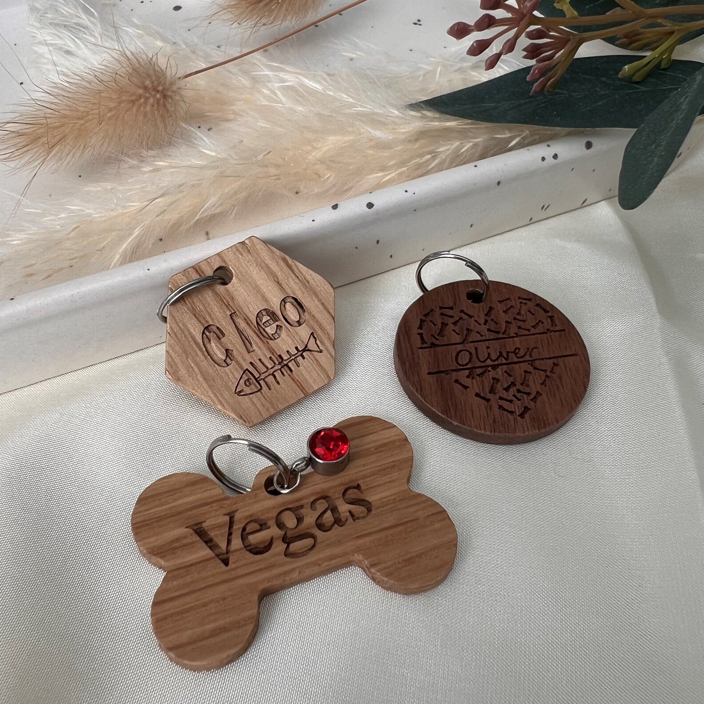 Custom Wood Dog/Cat Tag