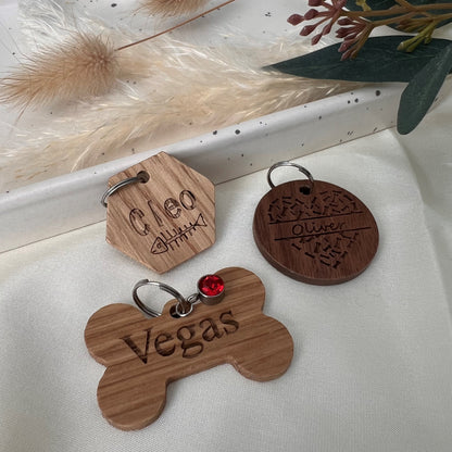 Custom Wood Dog/Cat Tag