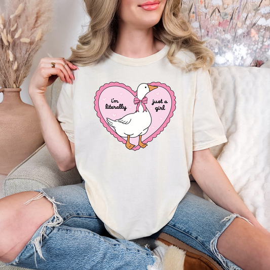 Literally just a girl goose
