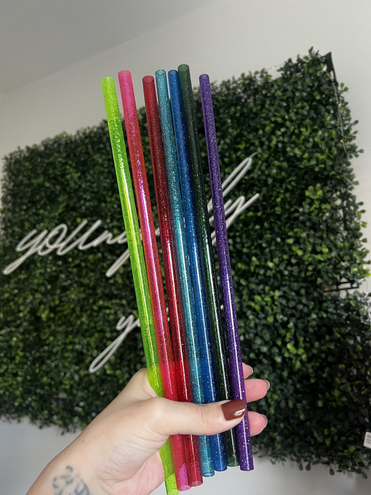40oz Reuseable Plastic Straw