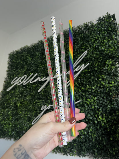 40oz Reuseable Plastic Straw